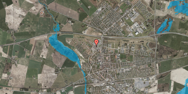 Oversvømmelsesrisiko fra vandløb på Klosterparks Alle 71B, 4100 Ringsted