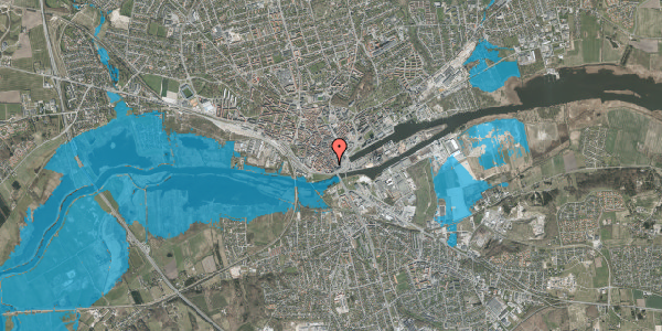 Oversvømmelsesrisiko fra vandløb på Storegade 12, 8900 Randers C