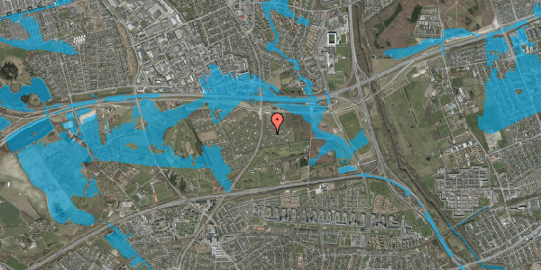 Oversvømmelsesrisiko fra vandløb på Brøndby Haveby Afd 3 139, 2605 Brøndby