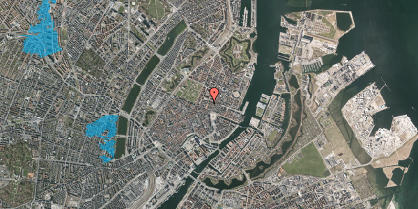 Oversvømmelsesrisiko fra vandløb på Borgergade 6, 2. , 1300 København K