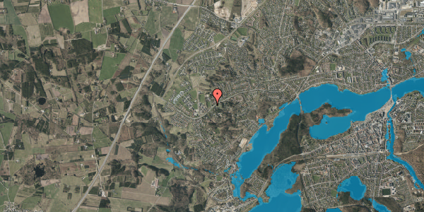 Oversvømmelsesrisiko fra vandløb på Eidervej 36, 8600 Silkeborg