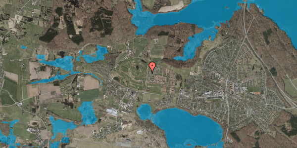 Oversvømmelsesrisiko fra vandløb på Bøgehaven 132, 3500 Værløse