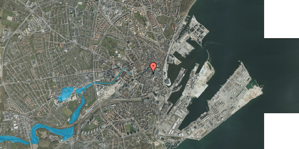 Oversvømmelsesrisiko fra vandløb på Telefontorvet 7, 3. , 8000 Aarhus C