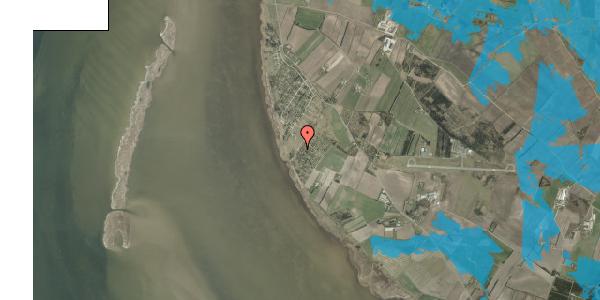 Oversvømmelsesrisiko fra vandløb på Syrenvej 115, 6900 Skjern