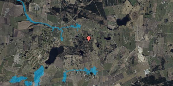 Oversvømmelsesrisiko fra vandløb på Enebærvej 27, 9600 Aars