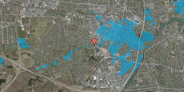 Oversvømmelsesrisiko fra vandløb på Øster Hanevad 27, 2740 Skovlunde