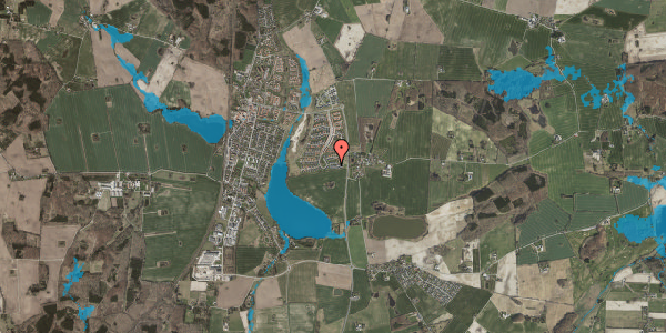 Oversvømmelsesrisiko fra vandløb på Græsmarken 3, 4140 Borup