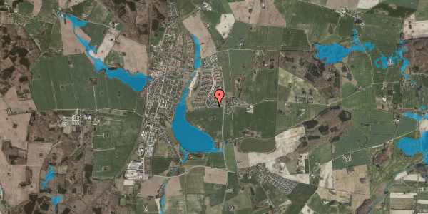 Oversvømmelsesrisiko fra vandløb på Græsmarken 4, 4140 Borup