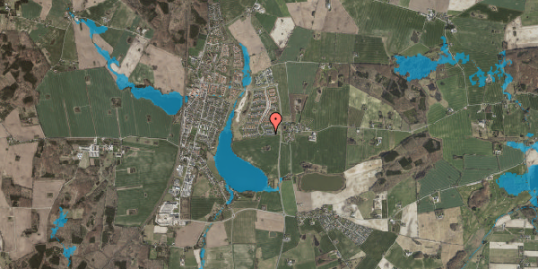 Oversvømmelsesrisiko fra vandløb på Græsmarken 6, 4140 Borup