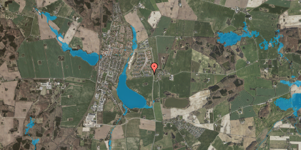 Oversvømmelsesrisiko fra vandløb på Græsmarken 13, 4140 Borup