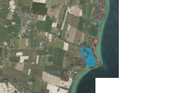 Oversvømmelsesrisiko fra vandløb på Tanghavevej 56B, 5883 Oure