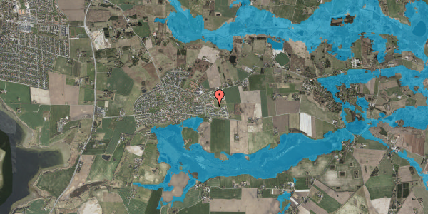 Oversvømmelsesrisiko fra vandløb på Holmehøjen 34, 4000 Roskilde