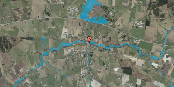 Oversvømmelsesrisiko fra vandløb på Vestergade 1, 6670 Holsted