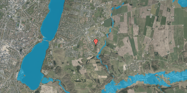 Oversvømmelsesrisiko fra vandløb på Asmild Hegn 61, 8800 Viborg