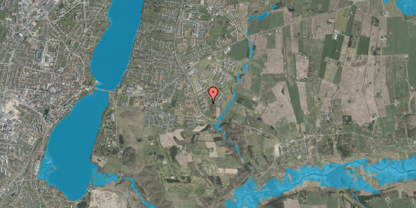 Oversvømmelsesrisiko fra vandløb på Asmild Hegn 63, 8800 Viborg