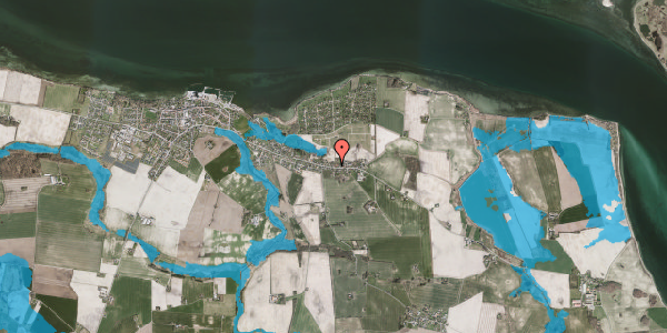 Oversvømmelsesrisiko fra vandløb på Orevej 77, 4850 Stubbekøbing
