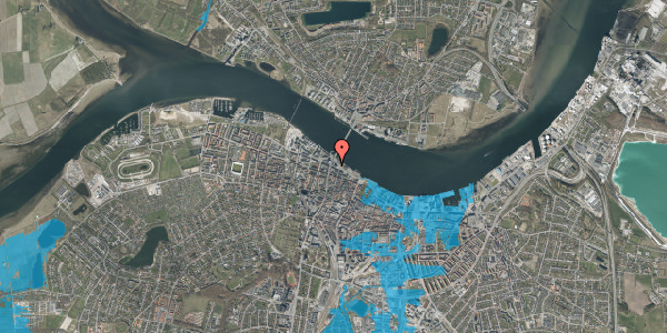 Oversvømmelsesrisiko fra vandløb på Toldbodgade 30, 5. 13, 9000 Aalborg