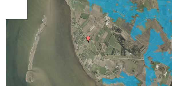 Oversvømmelsesrisiko fra vandløb på Syrenvej 45, 6900 Skjern