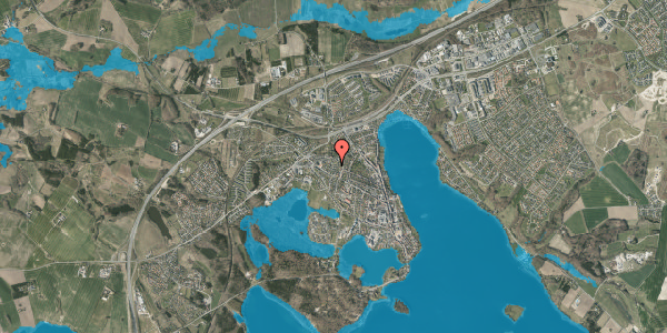Oversvømmelsesrisiko fra vandløb på Grumstrups Alle 12B, 8660 Skanderborg