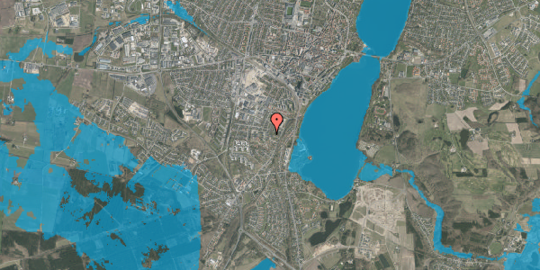 Oversvømmelsesrisiko fra vandløb på Lavendelvej 12, 8800 Viborg