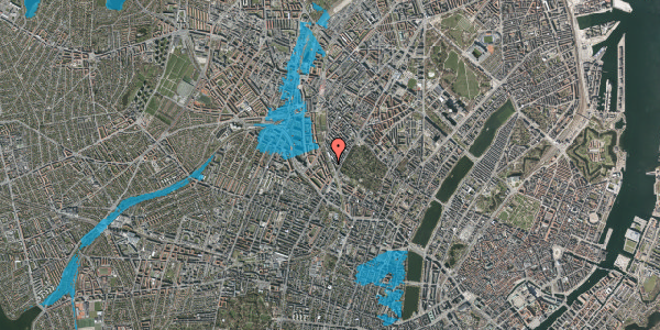Oversvømmelsesrisiko fra vandløb på Hellebækgade 8, 2200 København N
