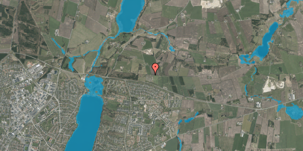 Oversvømmelsesrisiko fra vandløb på Hf. Hedehaverne 48, 8800 Viborg