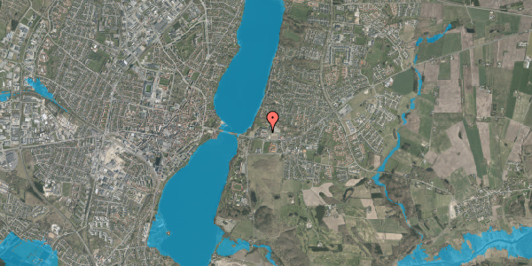 Oversvømmelsesrisiko fra vandløb på Asmildklostervej 9B, kl. , 8800 Viborg