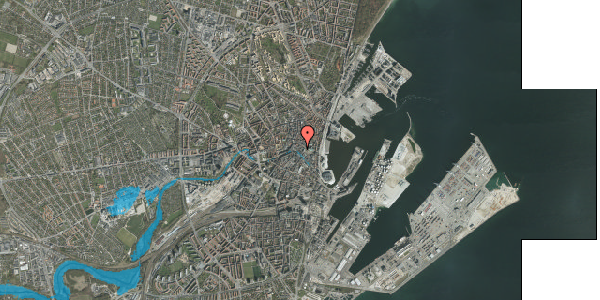 Oversvømmelsesrisiko fra vandløb på Skt. Clemens Stræde 7, 8000 Aarhus C
