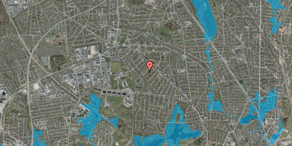 Oversvømmelsesrisiko fra vandløb på Marienborg Alle 60D, 2860 Søborg