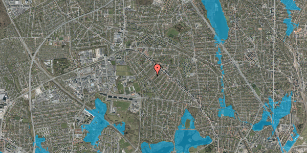 Oversvømmelsesrisiko fra vandløb på Marienborg Alle 62B, 2860 Søborg