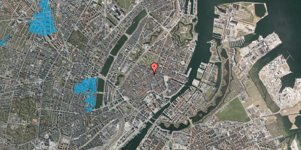 Oversvømmelsesrisiko fra vandløb på Møntergade 10A, 1. tv, 1116 København K