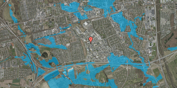 Oversvømmelsesrisiko fra vandløb på Park Allé 370, 2605 Brøndby