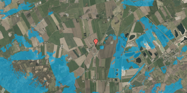 Oversvømmelsesrisiko fra vandløb på Todsbølvej 29, 6360 Tinglev