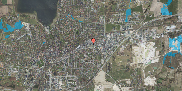 Oversvømmelsesrisiko fra vandløb på Byleddet 3A, 4000 Roskilde