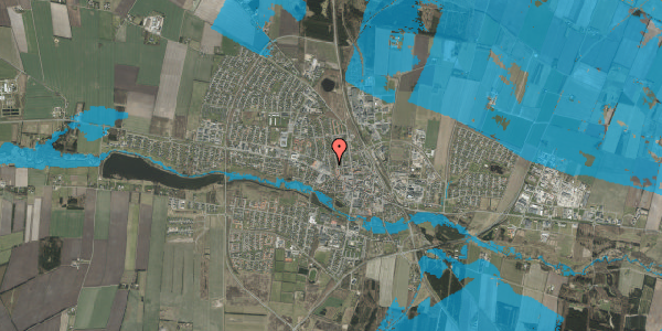 Oversvømmelsesrisiko fra vandløb på Stenvej 12, 7200 Grindsted