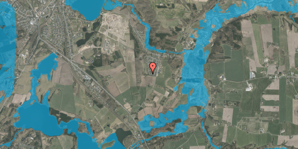 Oversvømmelsesrisiko fra vandløb på Bronzehøj 26, 8800 Viborg