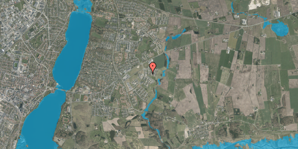 Oversvømmelsesrisiko fra vandløb på Asmild Dige 14, 8800 Viborg