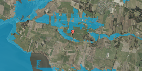 Oversvømmelsesrisiko fra vandløb på Holstebrovej 113D, 6980 Tim
