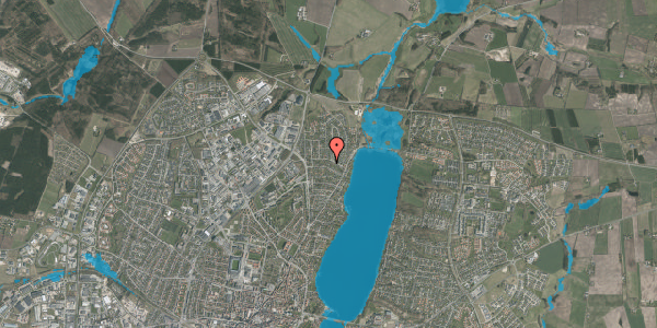 Oversvømmelsesrisiko fra vandløb på Bragesvej 22A, 8800 Viborg