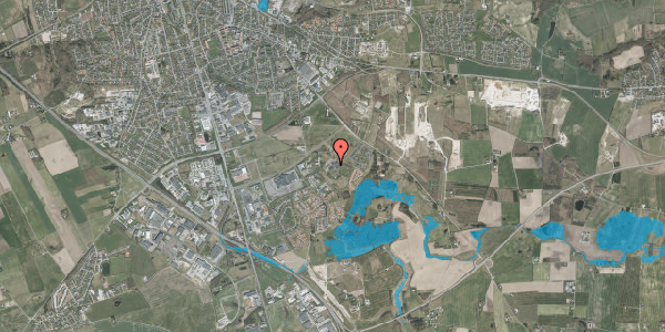 Oversvømmelsesrisiko fra vandløb på Apollovej 64, 8960 Randers SØ