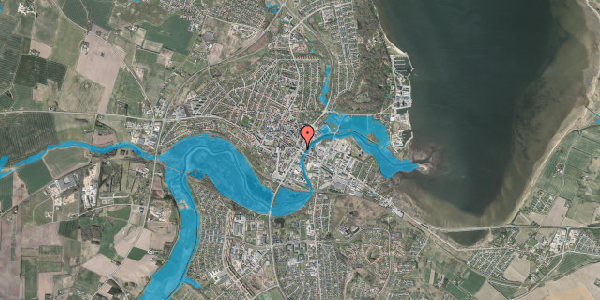 Oversvømmelsesrisiko fra vandløb på Østertorv 9A, 7800 Skive