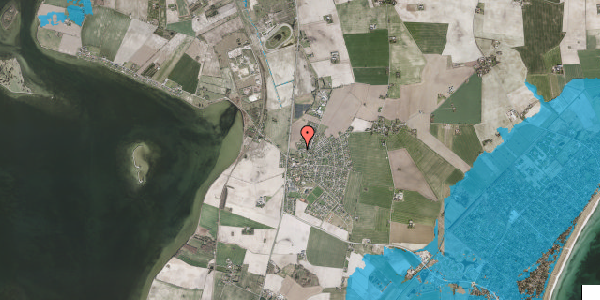Oversvømmelsesrisiko fra vandløb på Stovbyvej 1H, 4873 Væggerløse