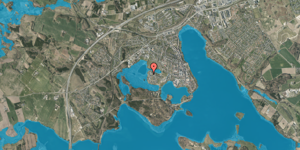 Oversvømmelsesrisiko fra vandløb på Sortesøvej 15, . 7, 8660 Skanderborg