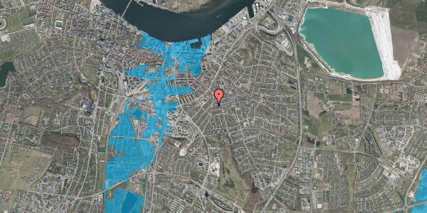 Oversvømmelsesrisiko fra vandløb på Petersborgvej 53, st. th, 9000 Aalborg