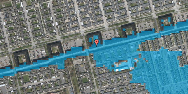 Oversvømmelsesrisiko fra vandløb på Kanalens Kvt 126, st. , 2620 Albertslund