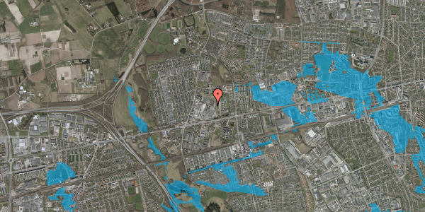 Oversvømmelsesrisiko fra vandløb på Lange Eng 12, 2620 Albertslund