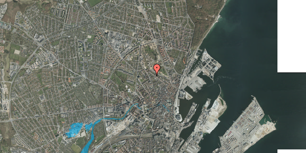 Oversvømmelsesrisiko fra vandløb på Samsøgade 18, 8000 Aarhus C