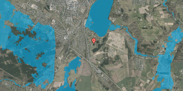 Oversvømmelsesrisiko fra vandløb på Bjergsnæs Mose 13, 8800 Viborg