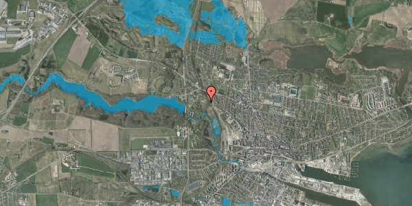 Oversvømmelsesrisiko fra vandløb på Hf Enghave 31, 8700 Horsens