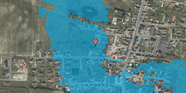 Oversvømmelsesrisiko fra vandløb på Markedspladsen 19, 9460 Brovst